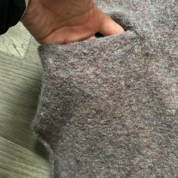 🔥Wilfred🔥 | Brown Dunkirk wool and mohair blend sweater long vest - Picture 3 of 10